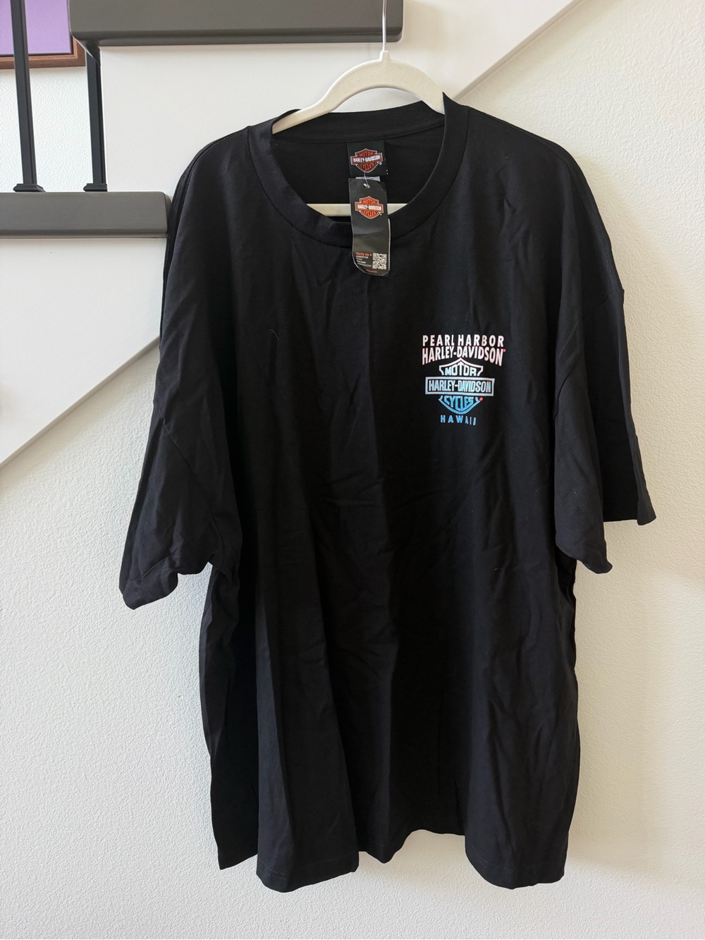 NWT Harley-Davidson Black Pearl Harbor Hawaii Logo T-Shirt